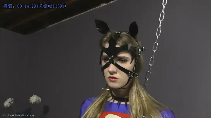 爱剪辑-Ashley Lane Star Nine - Super Pony <span style='color:#b0b0b0;'>[隐藏文字，购买后可见]</span><br>欧美女超人片，supergirl被坏人用一个项圈捉住然后振动棒调教（小姐姐颜值很棒哦~）<br>PS：截图不能有振动棒所以放在预览里了。<br>Star Nine captures Super Girl Ashley Lane with a cryptonite collar and strips her into a pony bondage harness bound to the ceiling and parades her around in the harness. Star proceeds to pleasure Ashley with a magic wand. There is a lot dialogue with humiliation and power play. Ashley wears her super girl outfit for the whole time, there is no nudity and no sex act except the vibrator play. <br><br>Supergirl (Ashley Lane) comes across a strange collar while investigating a crime. Villainess Star arrives and taunts Supergirl with the Krypotonite collar. Star firmly fastens the collar around Supergirl's neck and steps out of the room as Supergirl vainly struggles to remove the collar. <br><br>Star has plans to transform the heroine into the perfect pony girl. She dresses Supergirl in a special harness, leaving her leotard on to emphasis her defeat. Finally it is time for the head harness. Star lifts it up to Supergirl's face, explaining that she will be completely defeated. No longer a superheroine. Just a pretty little pony. <br><br>Handcuffed and gagged in her new uniform, the defeated heroine moans loudly as she is forced to cum. The villainess leaves her chained up by her reins to contemplate her future as a pony. <br>Star Nine captures Super Girl Ashley Lane with a cryptonite collar and strips her into a pony bondage harness bound to the ceiling and parades her around in the harness. Star proceeds to pleasure Ashley with a magic wand. There is a lot dialogue with humiliation and power play. Ashley wears her super girl outfit for the whole time, there is no nudity and no sex act except the vibrator play. <br><br>Supergirl (Ashley Lane) comes across a strange collar while investigating a crime. Villainess Star arrives and taunts Supergirl with the Krypotonite collar. Star firmly fastens the collar around Supergirl's neck and steps out of the room as Supergirl vainly struggles to remove the collar. <br><br>Star has plans to transform the heroine into the perfect pony girl. She dresses Supergirl in a special harness, leaving her leotard on to emphasis her defeat. Finally it is time for the head harness. Star lifts it up to Supergirl's face, explaining that she will be completely defeated. No longer a superheroine. Just a pretty little pony. <br><br>Handcuffed and gagged in her new uniform, the defeated heroine moans loudly as she is forced to cum. The villainess leaves her chained up by her reins to contemplate her future as a pony. 
