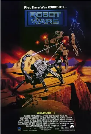 Robot Wars- 1993 机械威龙2 导演: Albert Band<br>编剧: 查尔斯·班德 / Jackson Barr<br>主演: Don Michael Paul<br>类型: 动作 / 科幻<br>制片国家/地区: 美国<br>语言: 英语<br>上映日期: 1993-04-28<br>片长: 67分钟<br>IMDb链接: tt0107979<br>公元2041年，叛军驾驶世界上最后一台机甲（蝎子形）进攻东部联盟，考古学家在城市下面发现了一台被遗忘的战斗机甲，将它重新组装起来抵抗叛军。<br>实在找不到有字幕的版本，喜欢怀旧和robot的可以当个乐子看