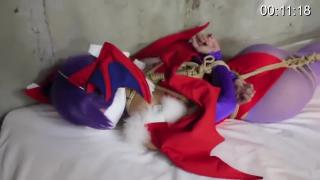Cosplay Lilith bondage Cosplay少女被绑架堵嘴
