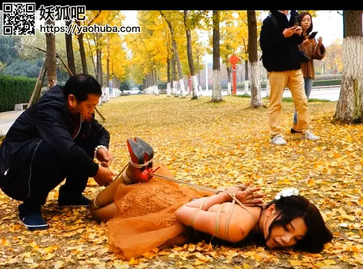 锐度主张  金黄的落叶中捆绑，路人看了眼神很奇怪啊 创作：锐度主张<br>片名：金黄的落叶中捆绑 （RDZZ093<br>喜欢锐度主张系列的多关注我！！！！！！！！！！！！！！！！！！！！！！