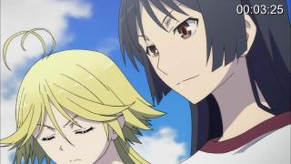 TRINITY SEVEN 魔道书7使者05 七人魔法使/TRINITY SEVEN 魔道书7使者剧情介绍：第05话 梦的世界与第二魔王候补<br>　　巨乳萝莉唯总是缠着新，亚琳等人十分吃醋，魔道书七人之间展开对于新的争夺战。唯的魔术把大家带入她的梦之世界，新和米菈以外的人都陷入沉睡。唯总是孤独一人，因此对拯救了自己的新充满爱慕之情。崩坏现象持续增多，这让米菈头疼不已，此时学院中发现崩坏现象留下的魔力残渣，而唯和新成为了首要怀疑对象……<br>