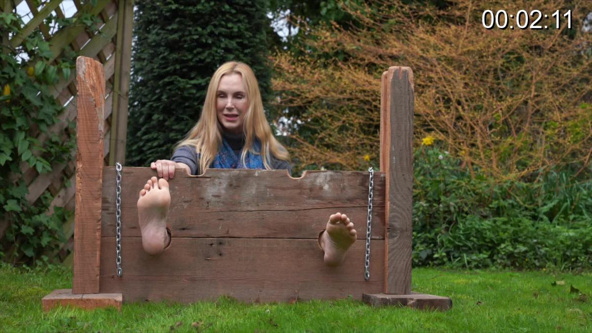 Public Humiliation in the Stocks Ariel Anderssen<br>It's the worst day of my life! My husband has locked me in the stocks at the bottom of our garden, in punishment for my flirty ways with the local men. But not only am I stuck, barefoot, in this uncomfortable bit of medieval bondage equipment, I'm ENTIRELY VISIBLE TO ANYONE WALKING ON THE PATH PAST OUR BACK GARDEN!!!! And they seem to be enjoying the view. However much I try to pretend that nothing's wrong, I can't escape from the humiliating reality that EVERYONE can see me
