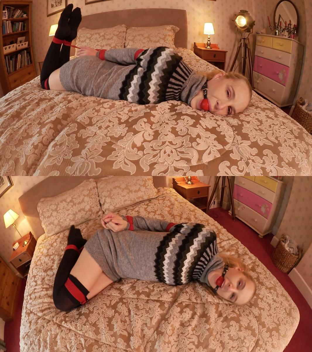 My Rollneck Master Ariel Anderssen<br><br>I'm off to visit my wonderful owner today, and I just can't decide what to wear! A rollneck, obviously - he loves to see me in sweaters. But I have so many choices! And should I wear them with OTK socks, or opaque pantyhose? Hmmmm, and what might he do with me when I turn up wearing one of my beautiful, soft, rollneck sweaters? Something very naughty, I expect! As I try each outfit on, enjoying the feeling of the wool around my neck and throat, I imagine the different positions he might tie me up in. And will he use gags? Surely he will, but what sort? Would a ballgag be sexier? Or a lovely tight cleave gag? I just can't decide, but it's fun imagining it!<br><br>我今天要去拜访我出色的主人，我只是无法决定穿什么！ 很明显，他喜欢看我穿毛衣。 但我有这么多的选择！ 我应该穿OTK袜子还是不透明的连裤袜？ 嗯，当我穿着一件漂亮柔软的卷颈毛衣出现时，他会怎么处置我？ 我想是很顽皮的东西！ 当我尝试每件衣服时，享受着脖子和喉咙上的羊毛的感觉，我想象着他可能会把我绑在不同的位置上。 他会用插科打诨吗？ 他肯定会的，但什么样的？ 一个球袋会更性感吗？ 还是一个可爱的紧身插科打诨？ 我只是无法决定，但想象它很有趣！<br><br>Саtеgоriеs: FOOT, FEET FETISH, JOI, FOOT WORSHIP, FOOT TEASE, DANGLING, PANTYHOSE, SOLES, femdom, girl domination, humiliation, bondage, shibari, rope bondage, shibaru, suspension, belts, bedtie, hogtied, tight bondage, strict bondage, bound elbows, struggling, ballgagged, helpless<br>分类：脚，脚恋物癖，JOI，脚崇拜，脚挑逗，晃来晃去，连裤袜，鞋底，女性主导，女孩统治，羞辱，束缚，shibari，绳索束缚，shibaru，悬挂，腰带，bedtie，hogtied，紧束缚，严格束缚，束缚肘部，挣扎，ballgagged，无助<br>
