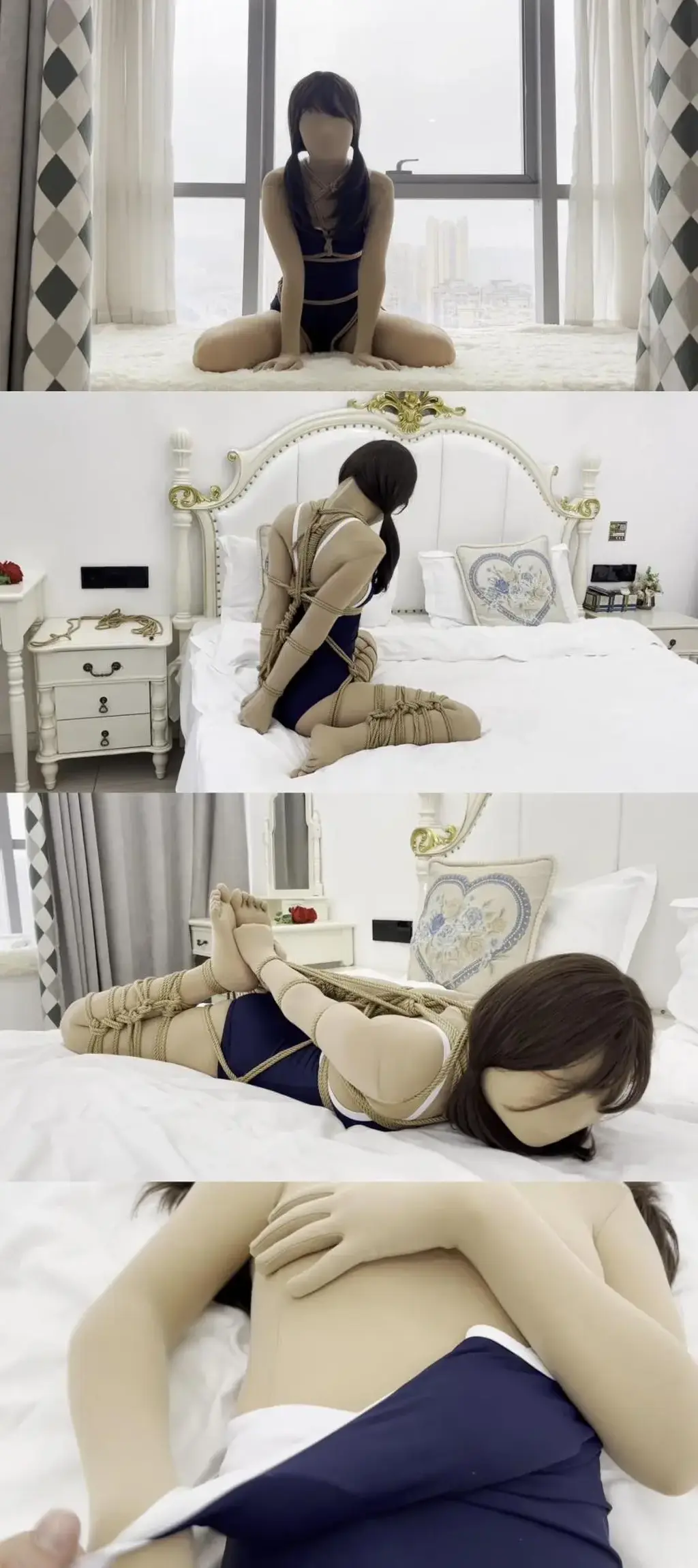 【FXX-ZENTAI-01】zentai女前夕TJ实录系列，众所周知，我对zentai是忠实老粉，看见这玩意儿完全没有抵抗力的，经同好提议开启zentai TJ系列 对于zentai我已经是十几年老粉了，可能很多人不理解这种全身包裹的美感，可是这就是我们所痴迷的地方<br>这个系列都是正题的前夕准备，所以表现皆为真实实录<br>对于小晓来说，早已经被我同化了爱上这个衣服，zentai下的她开朗大方，是另一个自己<br>zentaiKB后的自我放纵也使得她比往常更为主动 为GC埋下伏笔<br>就不多做介绍了，直接看吧<br>