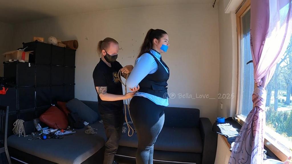Bella_Love_（May 3，2025) She had meetings, deadlines, and deals to close… but then the ropes called. Who says you can’t mix business with a little pleasure? Watch what happens when the boss gets bound.<br><br>#amateurbondage #damselindistress #cutegirlnextdoor #ropebunny #tapegag #businesswoman #chairtie<br>Tag : Necktie, Business woman, chairtied, rope, tape gag, pantyhose<br><br>Author : @Bella_Love20