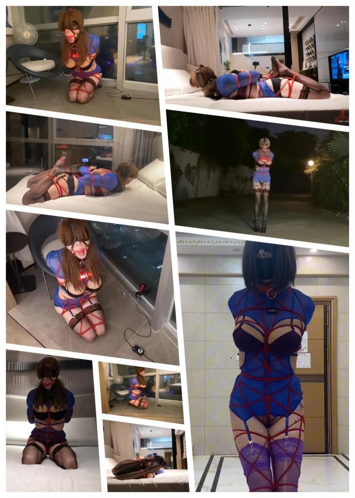 ♥♥♥CD伪娘小诡的自缚145 捆成一团的蓝色妖姬♥♥♥ 小诡给大家解释了一下为什么更喜欢欧式自缚<br>如果是日式后手自缚的话<br>凭个人柔韧几乎不可能在安全的前提下把手吊到最佳位置<br>为了防止解不开<br>至少脚一定不能绑<br>所以有点鸡肋的意思<br>但在粉丝的威逼利诱下<br>它好歹这次还是糊弄了一次日式自缚<br>就这样~<br>百度盘用户下载解压后修改后缀名.MP4