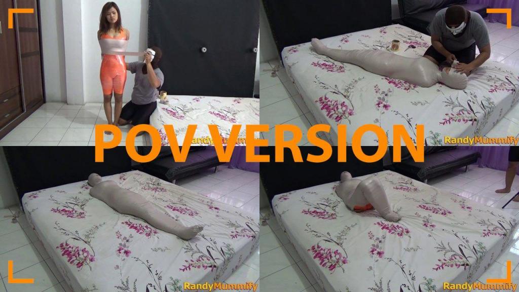 [POV] Main Scene Of RandyMummify RM075 A Beauty DJ tries to be mummified in her bedroom.<br>This beautiful DJ’s body is wrapped tightly and sexy and then stimulated with a vibrator