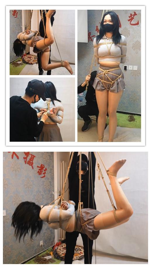 小胖妞 王娅 五花 日式 吊绑 教程  鞭打 束缘阁 胖妞 王娅 中式五花 日式 吊绑  吊起来鞭打 很调皮 