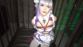 cosplay美女 捆绑cosplay美女，口球堵嘴调教