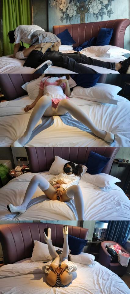 -《催眠服务》- 小妹妹被眩晕图使其眩晕产生幻觉人从使唤穿着超短百褶裙吊带黑丝给男生捶腿按摩清醒后+迷你超短裙长筒白袜诱惑勾引男主+穿着女仆装白丝袜摆各种妖娆的姿势等等+无捆绑  