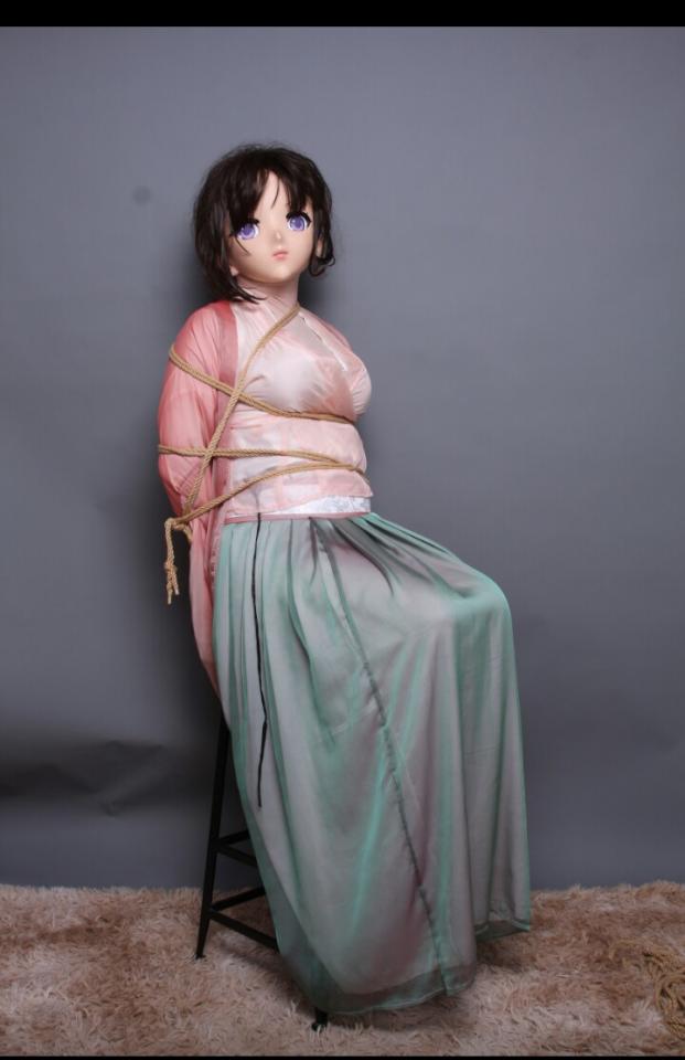 紫霞仙子汉服自拍室捆绑调教 A Hanfu-themed self-bondage and training session staged in a private room.