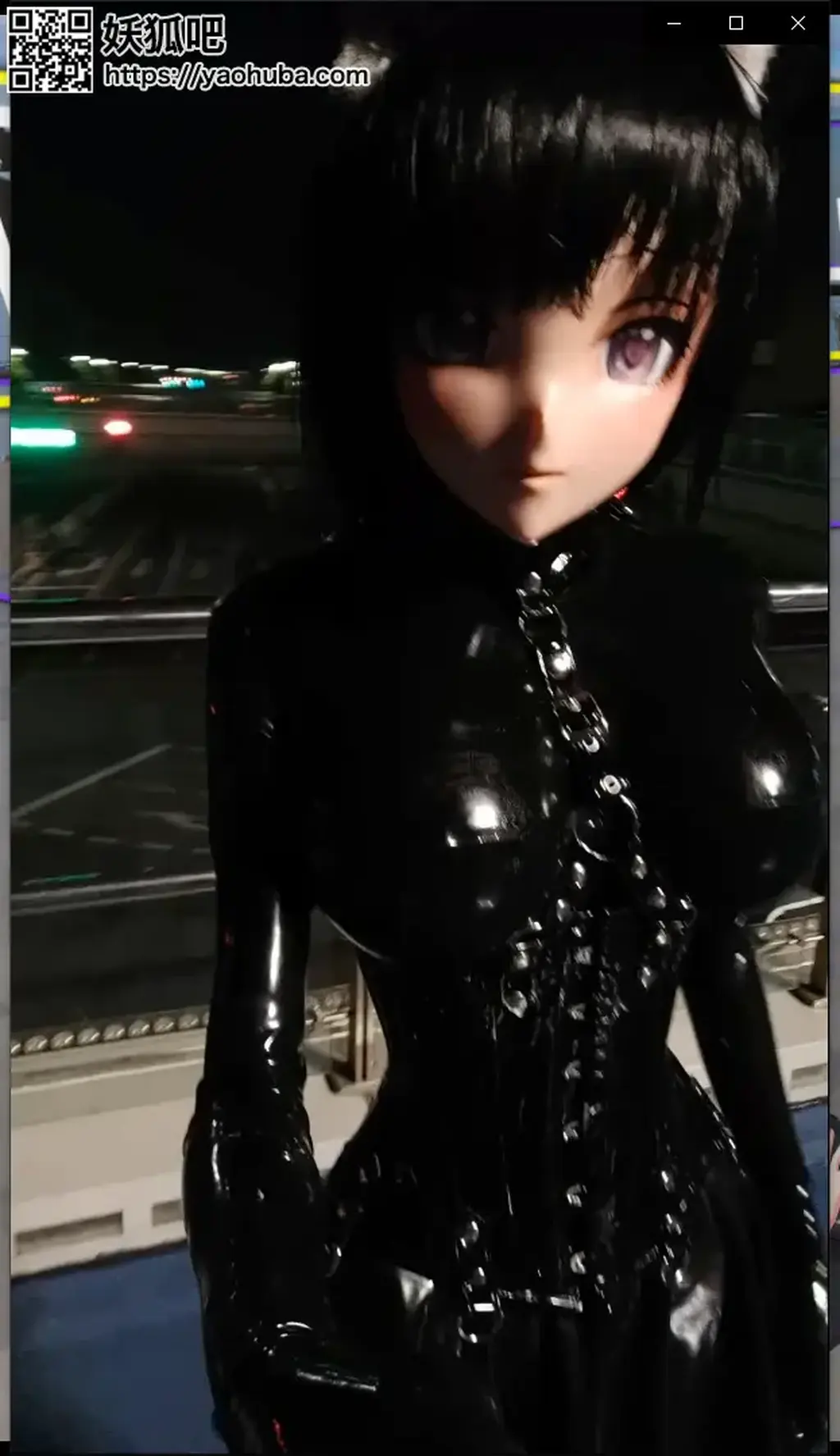 胶衣猫娘kigurumi外出&amp;室内play 录制这期视频的当天半夜原本是准备睡觉的，但是睡不着而且还有点发情所以就干脆打扮好出来溜溜，视频分为高架桥的电动棒露出play（过往的车辆还不少） 路边漏尿play（真的憋不住了） 回家后的榨精play（一定要榨干才可以哦）。