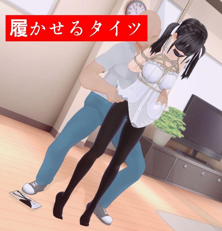 履かせるタイツ - p站作者：黒布 [丝袜,3D画,眼罩/蒙眼]