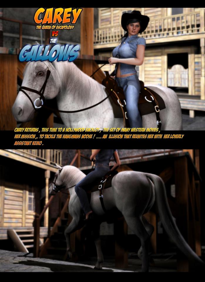 [artdude41]Carey the Queen of Escapology vs The Gallows - 作者:artdude41 [3D CG,Western Anime]