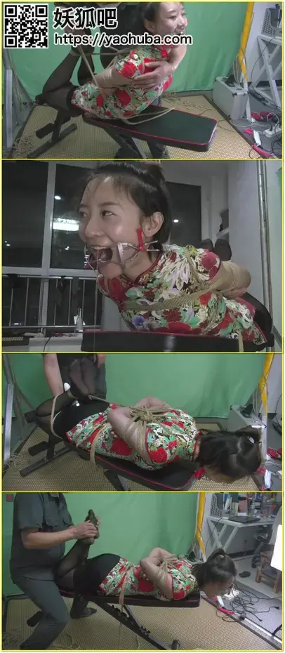 开口器、口水的性感和极度诱惑！轻熟女惠子游戏体验第三集：小旗袍，超薄黑丝，极限反弓驷马，开口器，口水瀑布般的长流不止，TK挑逗、强制震，煎熬到崩溃的体验  