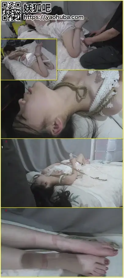 萌新二次元少女小呆绳艺游戏巅峰表现：情趣护士服第三集，驷马强高，强迫拿着大棒子练习自W，稚嫩胴体不堪承受之蹂躏，无助的哀嚎，勒红的可怜小脚丫  