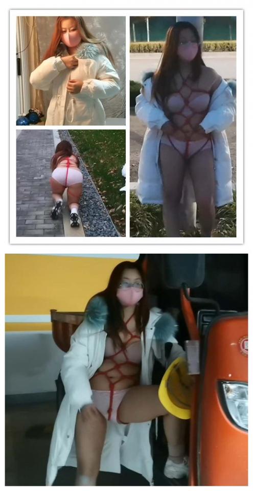 小艾姆 朵朵 龟甲 冬日室外露出体验 束缘阁 小 艾姆 朵朵 龟甲 室外 外出拍摄   定拍  QQ 63111044