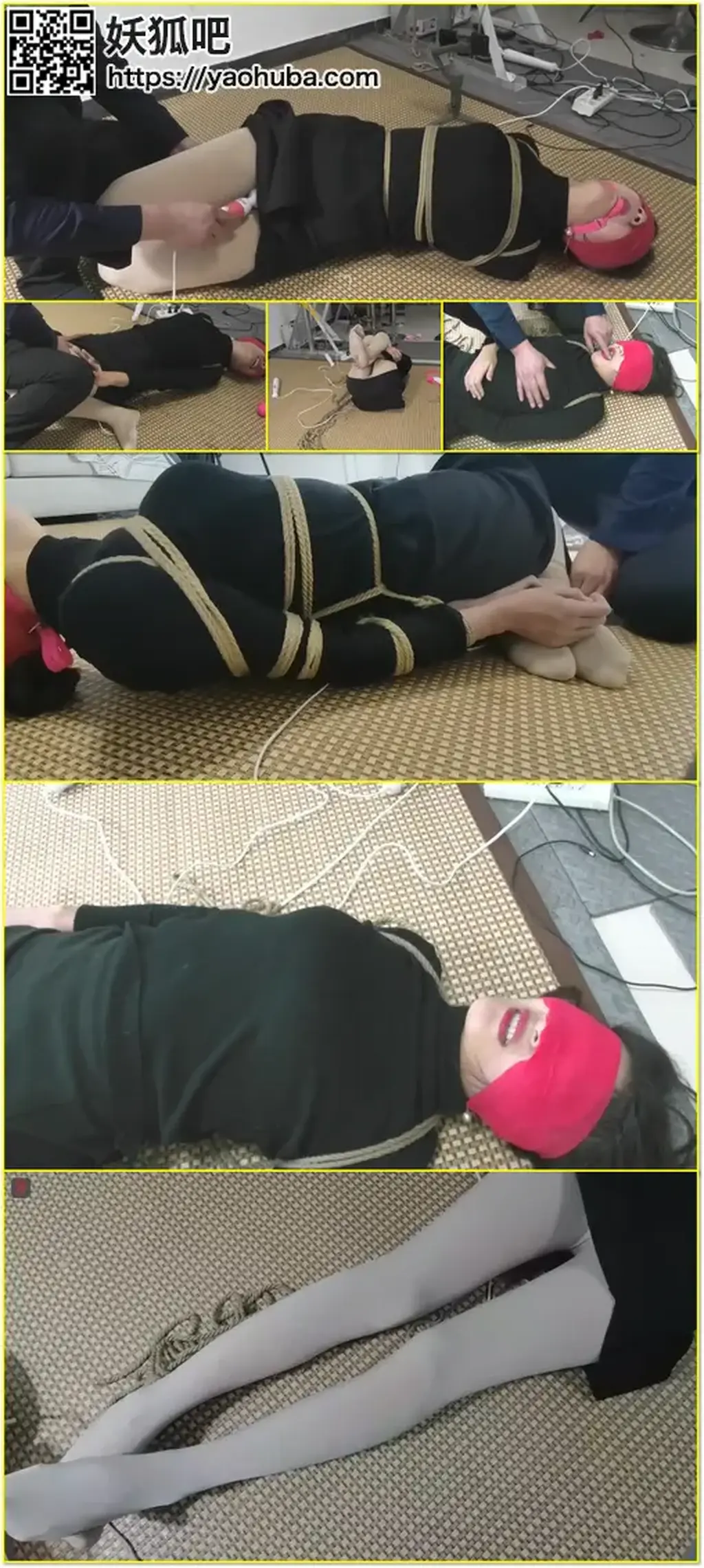 身高172，长腿轻熟OL，新模阿娇试镜下集：口球口水，直臂驷马，双棒齐上的强高游戏，揉胸、口舌训练，无尽羞辱，白领的无奈与沉沦 A mature 172cm office lady in an audition featuring ball gagging, saliva, straight-arm spread-eagle bondage, double-vibrator stimulation, breast rubbing, oral training and humiliation.