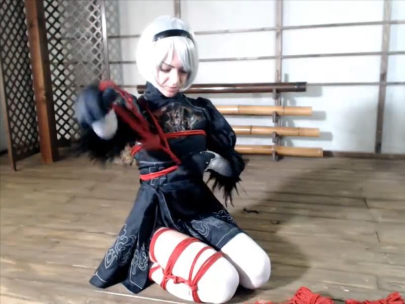 2b girl web show Watch our new video with strappado, 2b girl in self ties web show<span style='color:#b0b0b0;'>[隐藏文字，购买后可见]</span>
