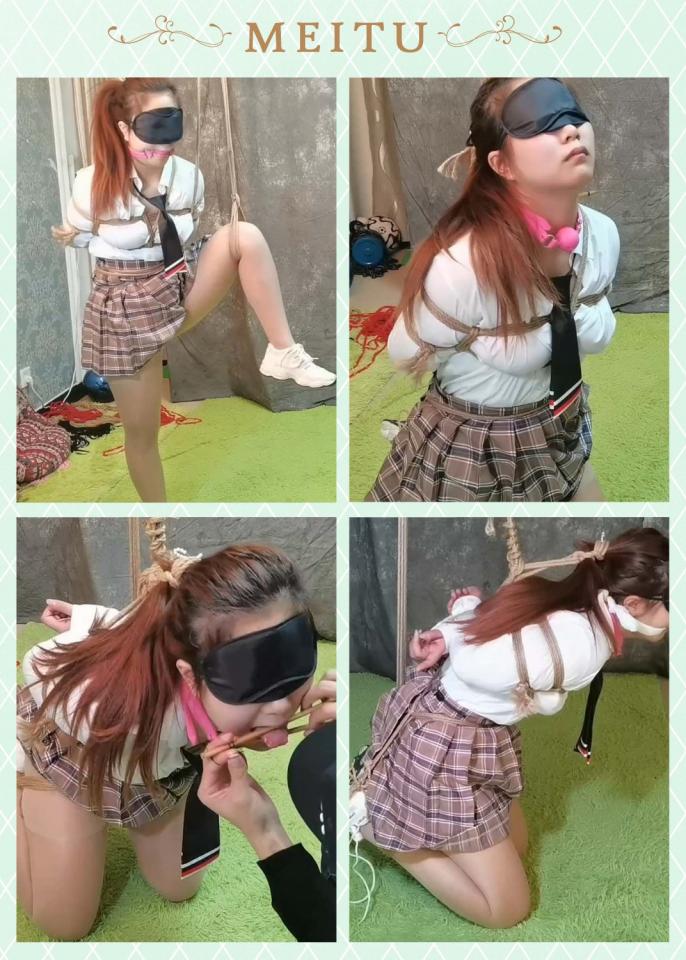 小艾姆 捆绑 放置  筷子夹舌 束缘阁 <br>小艾姆 学生服 捆绑 放置 筷子 鞭打   定拍 QQ 63111044 微信 suixin9166