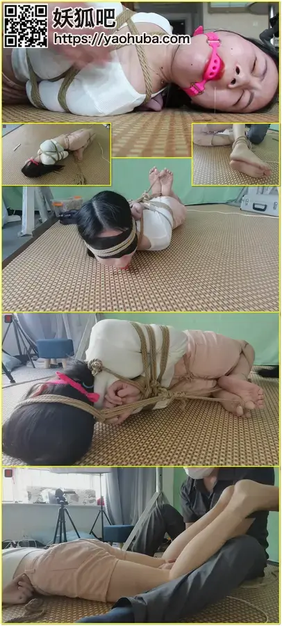 若彤试镜，勒头、绑脚趾、后观音极限驷马的第三视角，白嫩少女的人生捆虐、强制体外GC游戏初体验，煎熬的捆绑，恼人的口球、尴尬的口水、白嫩的捆绑美足特写专辑  