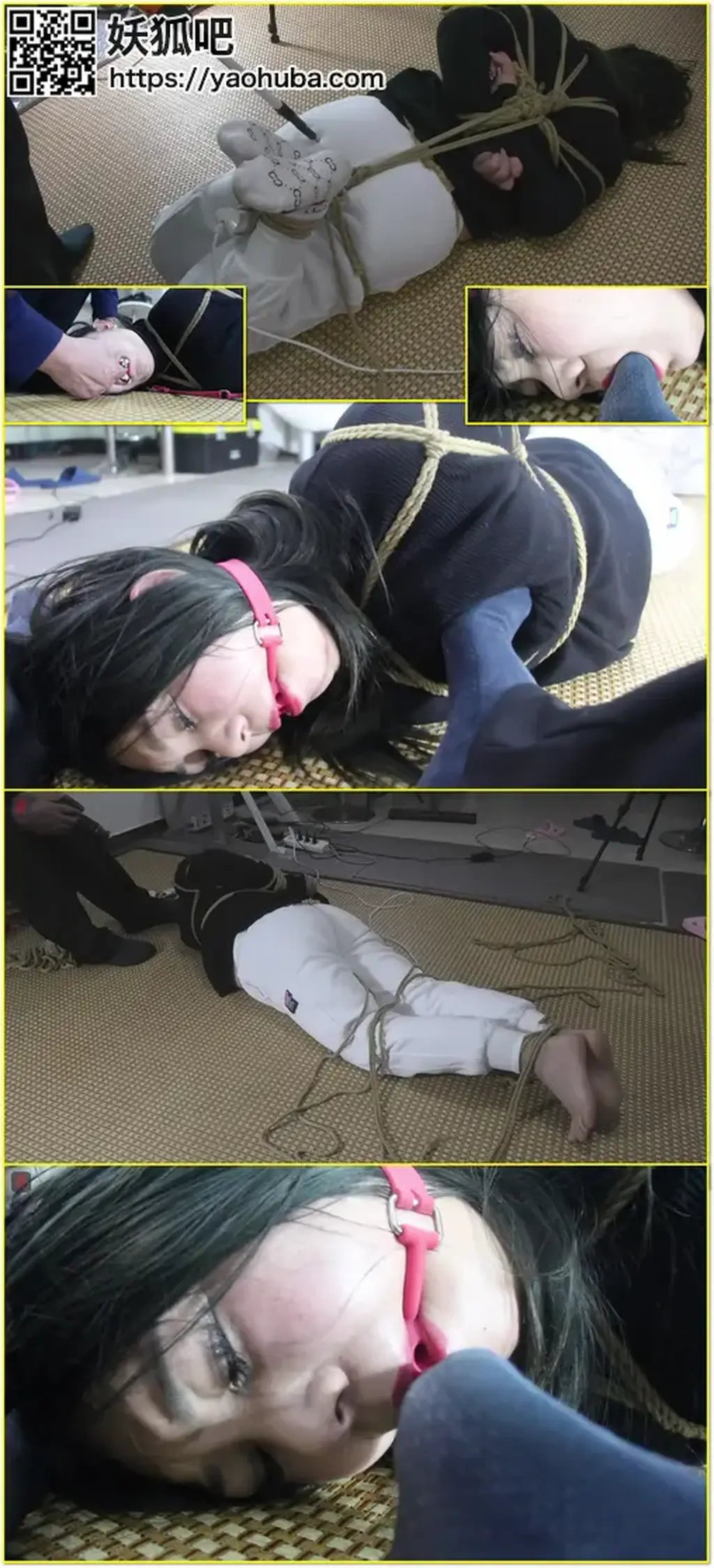 胖模小风试镜下集：胖妹的首次真实体验，穿了一天的原味棉袜堵嘴、恐怖的电击和惊声尖叫、人生首次被动GC，绳师臭脚堵嘴，强力虐乳，各种重度蹂躏，到哭泣  