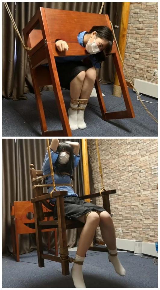 杨蕊五四装 两种凳子上的拷问 束缘阁  杨蕊 五四学生服  凳子上鞭打 枷锁凳子固定   定拍QQ 63111044<br><br>请勿在线解压  解压密码   suixin