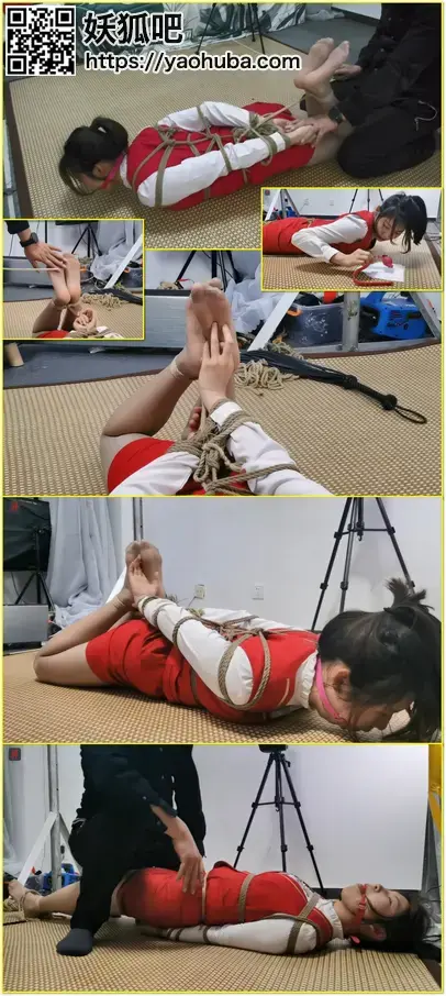 耐力型选手，假期工瑾瑜，体虐肉丝小空姐第二集，驷马捆绑，大号口球，藤条、鞭拍，真实的体虐游戏，无奈的责罚、诱人的挣扎与呜咽不清的哀呼（全程真打，下下到肉，本期拍摄，瑾瑜确实遭罪了）  