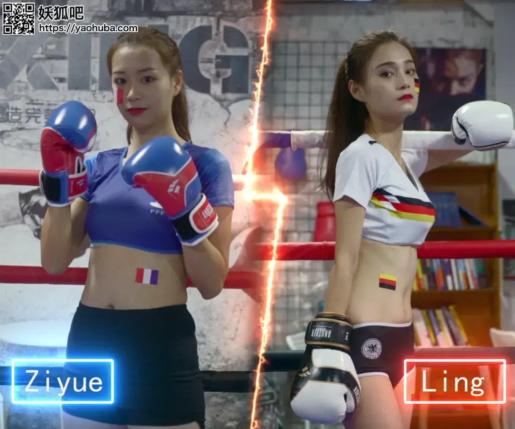 MF-FB04-Ziyue VS Ling 片源：meifight网站（国内网站）。紫悦和凌正在看足球赛。他们最喜欢的球队不同，所以他们有一个争论。他们最后决定举行拳击比赛，以发泄彼此的不满。<br>Ziyue and Ling were watching a football match. Their favorite teams were different, so they had an argument. They finally decided to have a boxing match to vent their dissatisfaction with each other.<br>关键词：meifight拳社 女拳手 女拳击 打肚子 擂台<br>购买地址：<span style='color:#b0b0b0;'>[隐藏文字，购买后可见]</span>