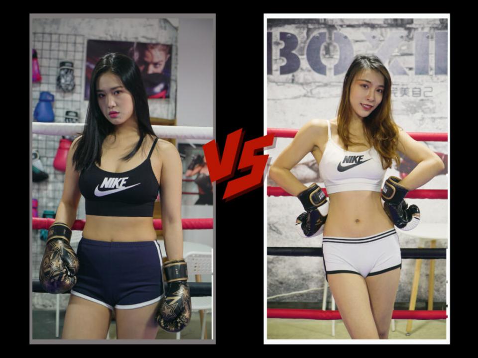 MF-FB16-Agan VS Linzi 片源：meifight网站（国内网站）。agan看起来比linzi强壮多了。linzi几乎总是处于劣势。agan觉得有点无聊，所以她嘲笑linzi。她决定站着不动，让linzi出击。<br>Agan looks much stronger than Linzi. Linzi was almost always at a disadvantage. Agan felt a little bored, so she laughed at Linzi. She decided to stand still and let Linzi punch.<br>关键词：meifight拳社 女拳手 女拳击 打肚子 擂台<br>购买地址：<span style='color:#b0b0b0;'>[隐藏文字，购买后可见]</span>
