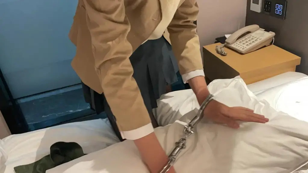 林念念的镣铐  大佬定拍的另外一位女生镣铐游戏  cos樱岛麻衣  