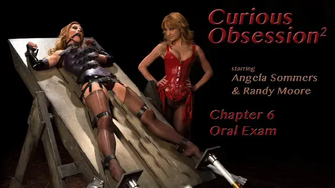  wmbcv-0738: Angela Sommers and Randy Moore in Curious Obsession 2 - Chapter 6 Angela Sommers , Randy Moore<br>07/01/2021<br>Randy finds herself tied tightly on her knees. A vibrator's been tied between her legs. Angela enters wearing a large pink strap-on dildo and carrying a remote control for the vibrator. She teases and torments Randy. The remote allows her to turn the intensity of the vibrator up and down making Randy..<br><br><span style='color:#b0b0b0;'>[隐藏文字，购买后可见]</span><br><span style='color:#b0b0b0;'>[隐藏文字，购买后可见]</span>