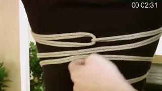 绳艺教学--后手直臂吊缚1 绳艺教学--后手直臂吊缚1