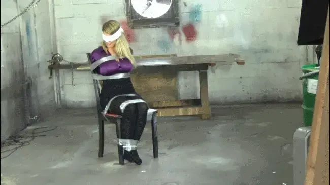  BUSTY BLONDE CARISSA BOUND, GAGGED &amp; ABANDONED Voluptuous blonde MILF Carissa Montgomery is bound and blindfolded in an abandoned warehouse.  She pleads and cries hoping someone will hear her and rescue her.  She's been taped up and zip tied all day and her desperation escalates as the minutes go by.She whimpers and moans then he stuffs her mouth with a huge wad of cloth and gives her a wrap around over the mouth tape gag.  He gropes her some more as she sits and cries trying to struggle bu the bondage is so tight and poor helpless Carissa can barely move at all.<br><br><span style='color:#b0b0b0;'>[隐藏文字，购买后可见]</span>