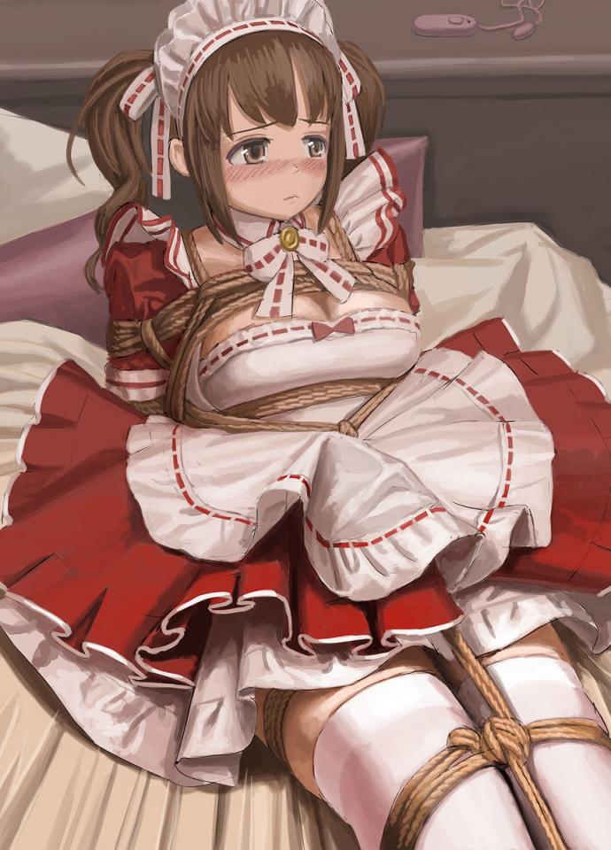 动漫女仆装+水手服+学生制服捆绑拘束 [职业（女仆）,日本动漫,白丝]
