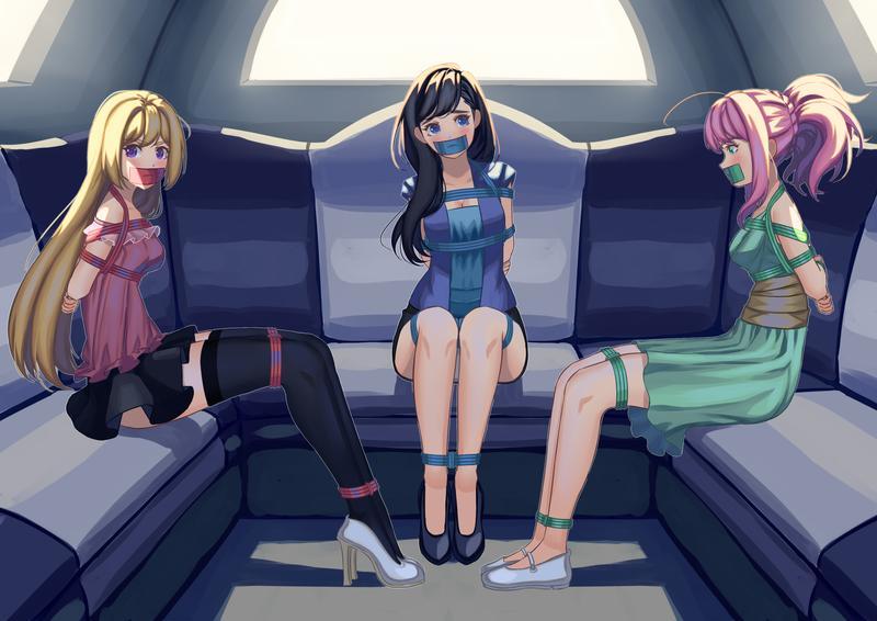  [Boxtie,Chi-pao,Pantyhose,Gag,High heel,Breast bondage,Japanese Anime,Stockings]