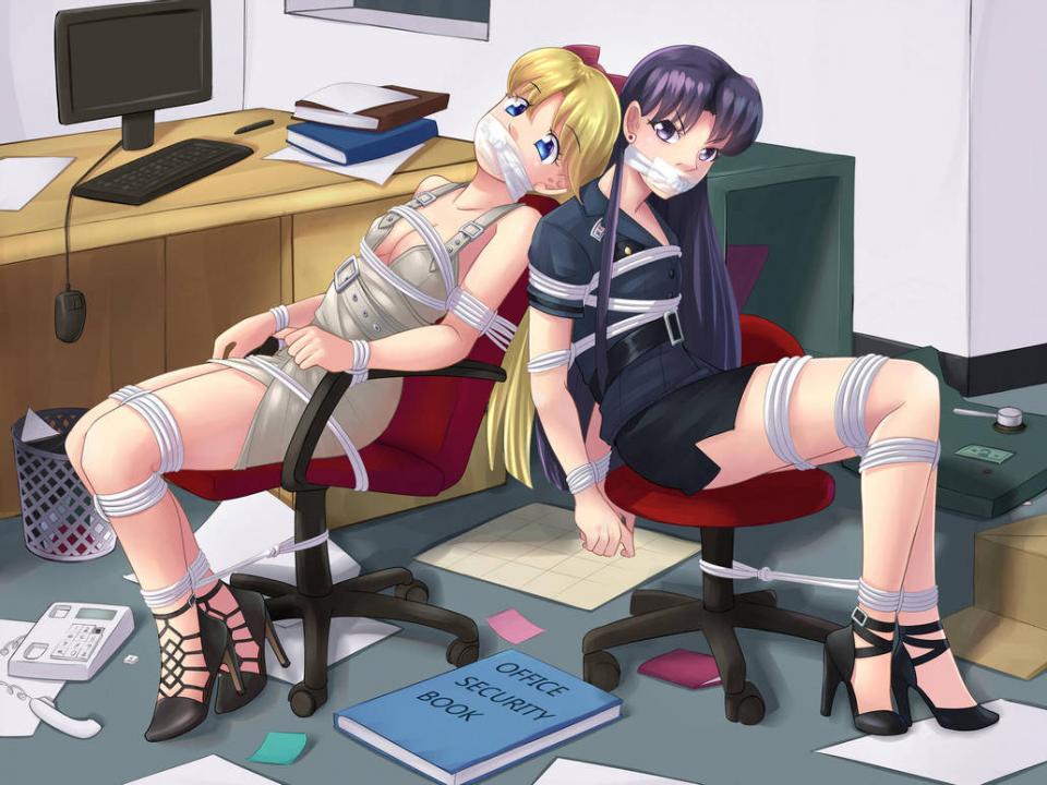 美少女战士捆绑美图 [Gag,Japanese Anime,Mars,Venus,Chinese Anime,Bound on chair]