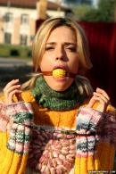 Beatrix yellow ballgag Beatrix Yellow Ballgag gaggedinpublic.com
