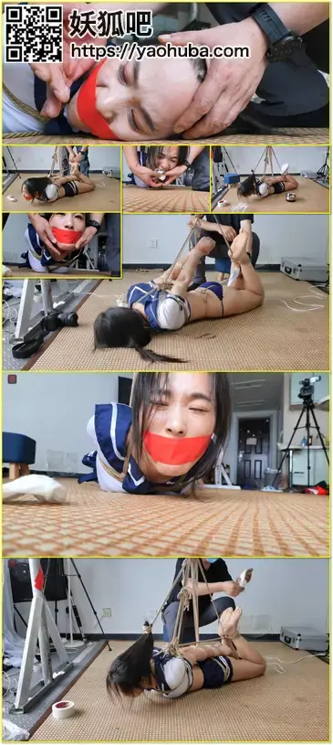 菲菲白袜情趣水手服重口TJ第三集：人肉飞机终于落地，性感蓝色丁字裤，原味+胶带严密封堵+绑脚掌驷马反吊极限禁锢，强震、揉捏探秘与耻辱蹂躏，手指上的不明胶状物  