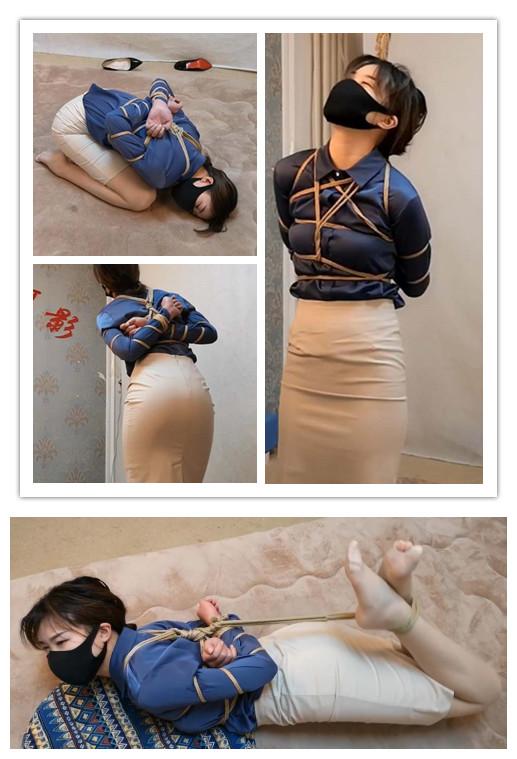 杨蕊 蓝衬衣职业装 五花紧缚 束缘阁 杨蕊 职业装 五花 驷马 吊  定拍QQ 63111044<br>不要用手机下载 用电脑下载完成之后解压  解压密码 ：随心