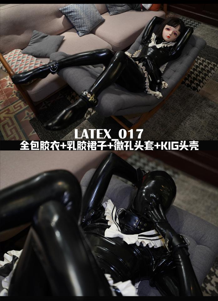 【泉蜜蜂】闪闪工作室  全包胶衣+乳胶裙子+微孔头套+KIG头壳 【泉蜜蜂】闪闪工作室<br>这次是身体的双层和头部的双层的结合造型，找了一个位于市中心马路边的小民宿<br>软软穿好全包胶之后还作死的跑去阳台看风景，无奈我比她更社死马上把她拉回房子<br>拉回房子后马上给她准备穿上娃娃造型<br>对于妹子来说，胶衣的状态下再穿胶的操作十分困难<br>所以只好过去帮她忙，并带上项圈和手铐<br>最后在微孔头套上带好头壳和假发，双层娃娃就完成了<br>房间有张摇椅，把娃娃固定上去最合适不过<br>在摇椅上无法动弹的娃娃只能任意被我抚摸和玩弄<br>微孔 头壳的阻隔能力还是挺强的，软软不久就呼呼的喘气<br>整个房间充满着呼吸声和乳胶的摩擦声音<br><br><span style='color:#b0b0b0;'>[隐藏文字，购买后可见]</span>