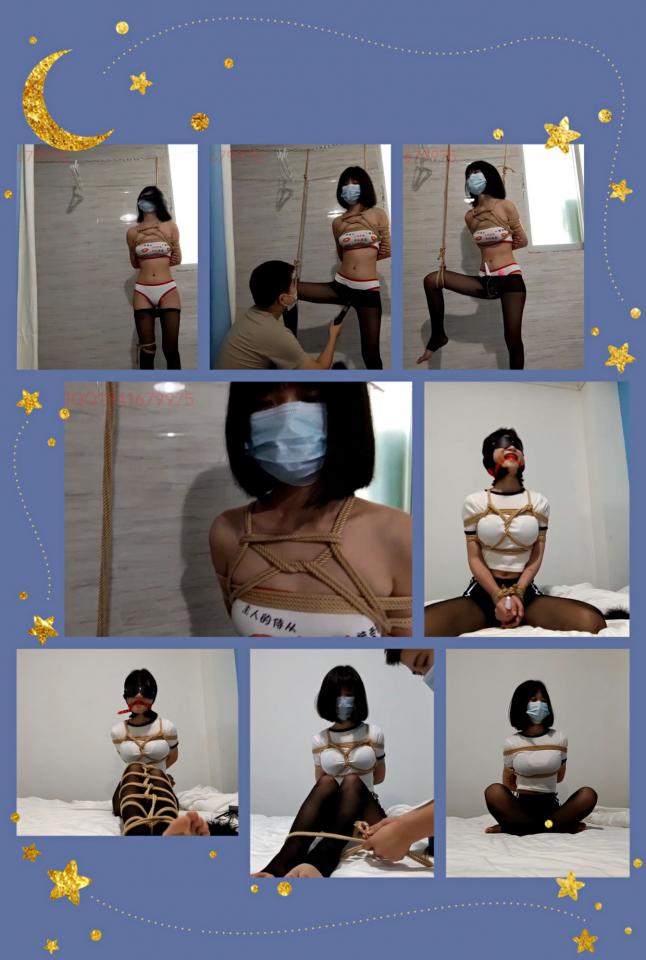 【惜缘工作室出品】软软上体育课偷跑出来被主人捆绑调教 刚开始穿着体育服接受紧缚逃脱，没想到软软居然挣脱了。为了奖励软软，主人拿出zwb奖励让软软强制。zw.紧接着又把软软单腿吊起来了，跳D跟zdb双管齐下。最后居然电用没了软软还意犹未尽。主人只能勉为其难用手帮助软软登上仙境啦，最后丝袜都湿透了。软软呻吟声真好听。<span style='color:#b0b0b0;'>[隐藏文字，购买后可见]</span>
