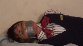 Stewardess Taped Stewardess Taped up