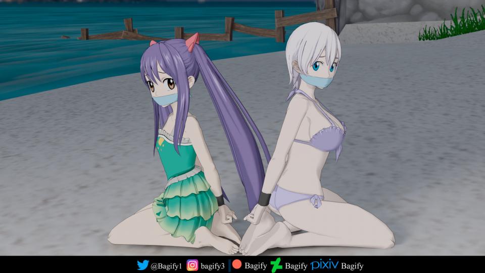 很多女生151 - 非常好看的 [泳衣,堵嘴,日本动漫,3D画]