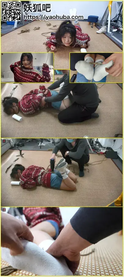 文慧试镜第二集：花毛衣、牛仔裤，萌呆少女的懵懂试镜——微脏小白袜嫩脚的TK与全身挠痒测试、挑逗，羞涩又敏感的小可爱  