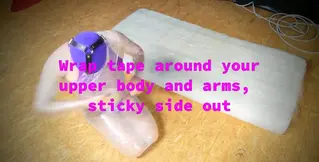 Self Bondage how to Mummify yourself Self Bondage how to Mummify yourself<br><br>网上找到的视频发金币了。