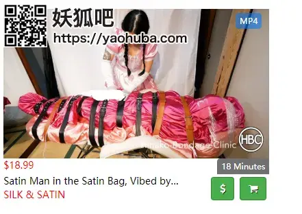 Satin Man in the Satin Bag, Vibed by the Satin MistressSILK &amp; SATINSatin Man in the Satin Bag, V Satin Man in the Satin Bag, Vibed by the Satin MistressSILK & SATINSatin Man in the Satin Bag, Vibed by the Satin Mistress<br><span style='color:#b0b0b0;'>[隐藏文字，购买后可见]</span><br>描述：奴隶被包裹成木乃伊玩弄
