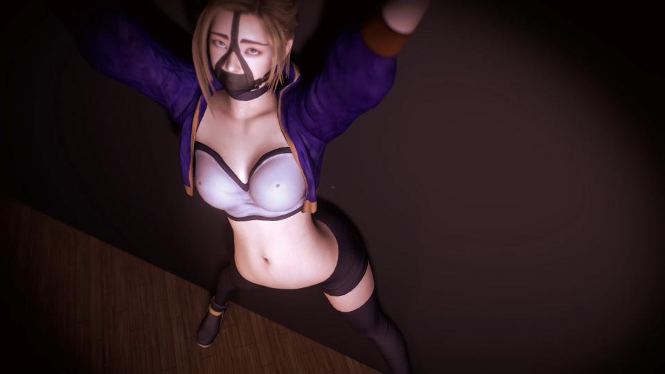 【3D动画】LOL KDA阿卡丽的禁室监禁口球捆绑 【3D动画】LOL阿卡丽KDA的禁室监禁口球捆绑<br>既然是阿卡丽，当然得来一段KDA的经典舞蹈了<br>被迷晕绑架，让女王捆绑调教<br>解压密码：jingjing