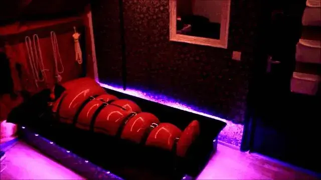 The first rubber experience part 1 一個新奴隸想體驗極端的橡膠束縛。 他與他夢寐以求的情婦約好了。 他告訴她他想要一路走來。 滿身橡皮筋，完全束手無策。 金夫人屏住呼吸，給了他一些非常可怕的時刻。 這個男孩也被長期獨自留在橡膠監獄中。 他忘記了時間，但熱愛他絕望的位置的每一分鐘。<br><span style='color:#b0b0b0;'>[隐藏文字，购买后可见]</span>