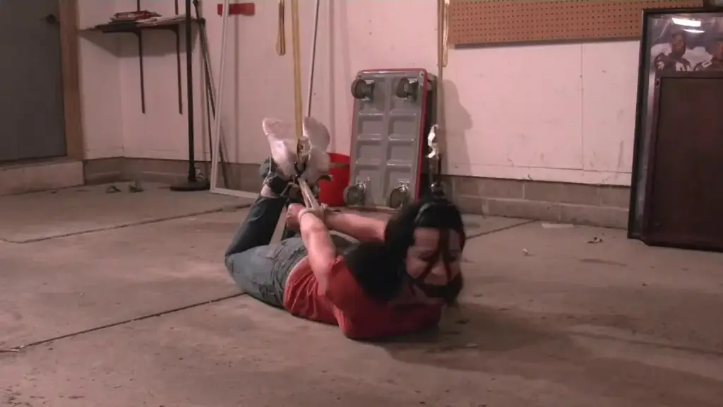 Erica Garage Hogtie I saw Erica Ross walking the streets of the neighborhood. Erica is a sexy woman so I thought I would introduce myself. Erica however didnt take my act of kindness very nicely. Erica berated me right on the street. Well I dont like being humiliated and I dont like being turned down. The next time I see Erica out walking I make my move. <br><br><span style='color:#b0b0b0;'>[隐藏文字，购买后可见]</span>
